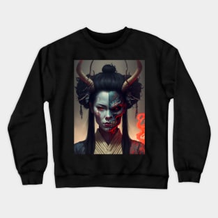 Geisha Oni Crewneck Sweatshirt